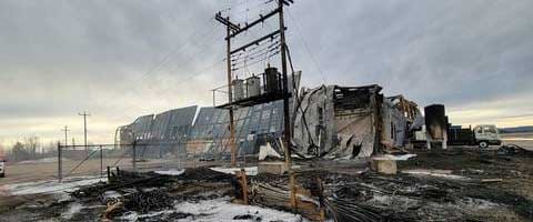 Happy Valley-Goose Bay Tower site lost in fire